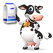 Cow Milk Carton